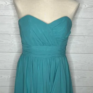 Alfred Angelo Seafoam Green Chiffon Prom Bridesmaid Dress Size 6 thumbnail 5
