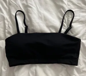 Aoxjox Bandeau Bra Black thumbnail 1
