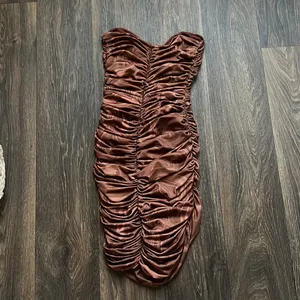 House of CB Brown Swirl Mini Dress thumbnail 5