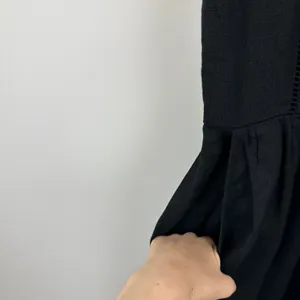Madewell Sleeveless Wide Leg Jumpsuit 100% Linen Black Pockets Flowy US 12 NWT thumbnail 10