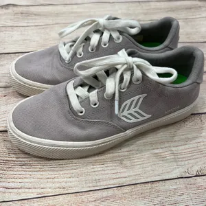 Cariuma NAIOCA Low Top Sneakers Gray Canvas Lace Up ‎ Women's Size 8 thumbnail 3