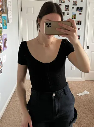 Urban Outfitters Black  Bodysuit thumbnail 1