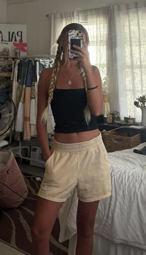 Yellow Calvin Shorts thumbnail 2