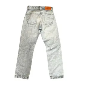 MOUSSY Vintage Light Wash Distressed Straight Jeans Size 24 Made in Japan thumbnail 4