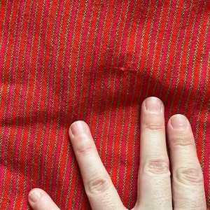 Vintage Nahuit Woven Maxi Dress Small Red/Orange thumbnail 4