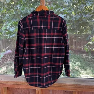 Madewell Women's Flannel Sunday Shirt In Evins Plaid Size M thumbnail 4