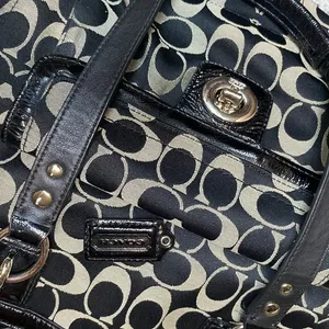 Coach Monogrammed Signature Tote Bag thumbnail 7