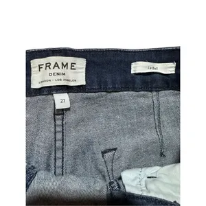Frame Le Bell Lace‎ Up Jean In Hayworth High Waist Cropped Flare Jeans Sz 27 thumbnail 5