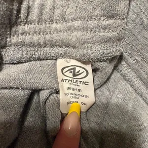 Grey Athletic Works shorts with white trim thumbnail 3