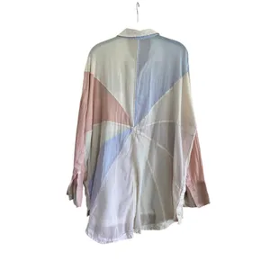 Free People Rainbow Rays Button Down Size Medium thumbnail 10