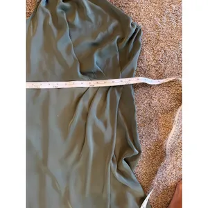 Pretty Garden One Shoulder Sage Green Dress. Size Medium thumbnail 6