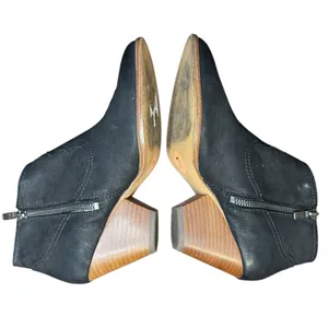 Frye Booties Womens Size‎ 7 Black Leather Ankle Zip Pointed Toe Western 3475038 thumbnail 6