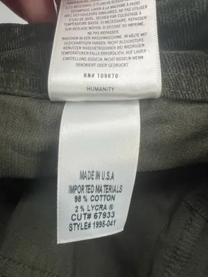 Citizens of Humanity - Baby Cord Agni Utility Pant - Seaweed - size 28 thumbnail 5