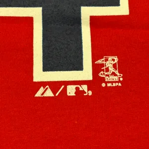 Majestic Vintage Boston Red Sox Jason Bay 44 MLB Baseball Red Jersey Shirt adult size M thumbnail 3
