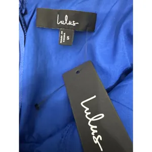 Lulus Cascading Crush Cobalt Blue Tiered Bustier Midi Dress thumbnail 3
