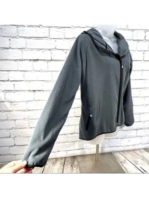 New Balance Women Fleece Jacket With Hood Size M thumbnail 5