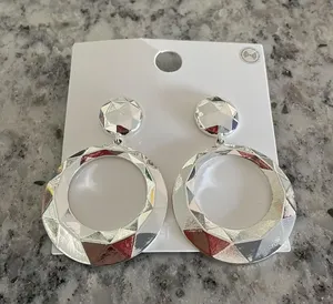 Silver Dangle Earrings thumbnail 2