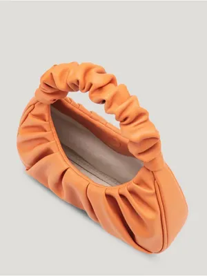 JW PEI Gabbi Ruched Handle Shoulder Bag - ORANGE thumbnail 2