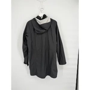 REI Co-op Women's Rain Jacket XL Black Hooded Waterproof Shell thumbnail 3