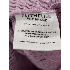 Faithful the Brand Annibelis Linen Mini Dress‎ Lilac Puff Sleeves Size Small thumbnail 8