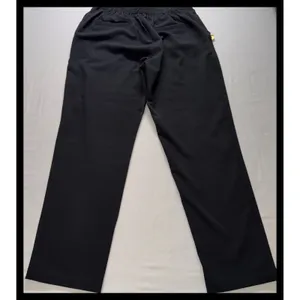 Ellison Sailor Pants Women‎ Large Black Gold Button High Rise Wide Leg Trousers thumbnail 9