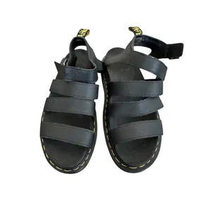 Dr. Martens Blaire Hydro sandals Black Leather Womens Sz 7 EUC thumbnail 3