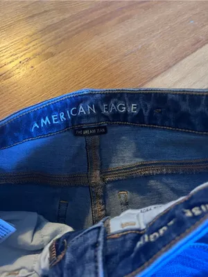 American Eagle Outfitters distressed high-rise jeggings size two thumbnail 4