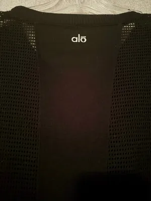 ALO Yoga | Black Mesh Shirt | M thumbnail 5