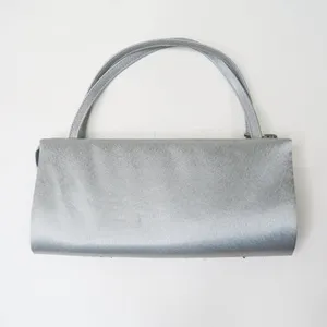 Vintage 90s Metallic Silver Beaded Sequin Mini Bag thumbnail 8