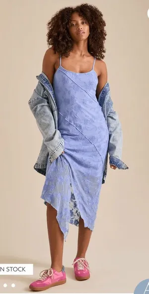 Altar'd State asymmetrical Alison maxi dress thumbnail 1