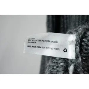 Gap Woman's Alpaca Wool Blend Chunky Knit Grey Open Front Cardigan Size Small thumbnail 4