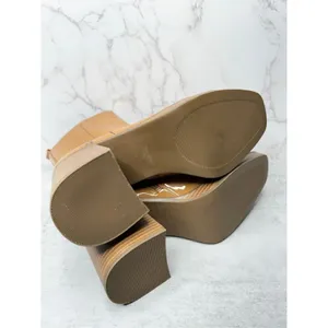 BP‎ Boots Womens Size 10 Brown Platform Block Heel Ankle Booties Side Zip thumbnail 11
