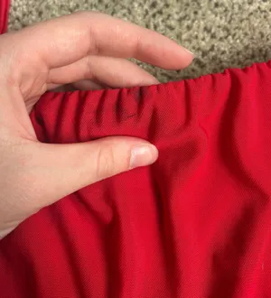 Lucy in the Sky Ruched Bodycon Dress in Red thumbnail 5