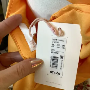 GB Orange‎ Midi Dress With Square Neckline From Dillard's thumbnail 3