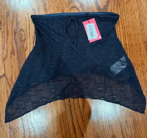Edikted Embroidered Sheer Strapless Top thumbnail 1
