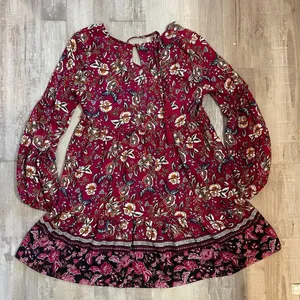 Altar’d State Red Floral Dress size medium thumbnail 15