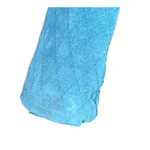 AMI Leather Jacket Women's Medium Teal Country Western‎ Suede Quilted Equestrian thumbnail 10
