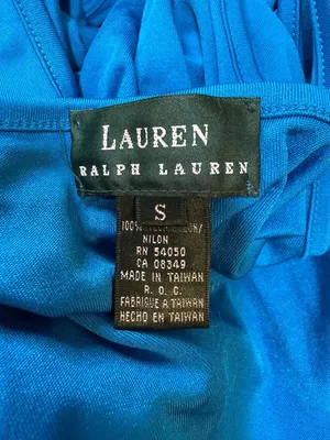 Lauren Ralph Lauren Sleeveless Maxi Dress Vintage Classic Drapey 1990s Y2K thumbnail 2