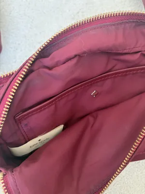 NWOT Kate Spade New York Burgundy Convertible Crossbody-to-shoulder Bag thumbnail 4