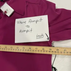 Felicity And Coco Size-M Women's Dress Purple 3/4 Sleeve‎ thumbnail 3