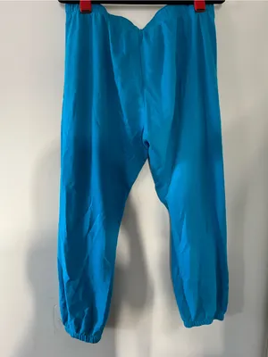 PINK Victoria's Secret Blue Logo Sweatpants Large Joggers Loungewear thumbnail 4