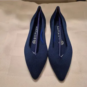 NWOB Rothy' The Point In Maritime Navy Flats Shoes thumbnail 4