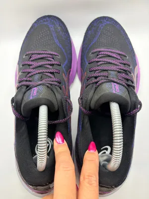 ASICS Gel Kayano 29 Wide Running Shoes Women’s US 9 Black Purple Athletic thumbnail 5