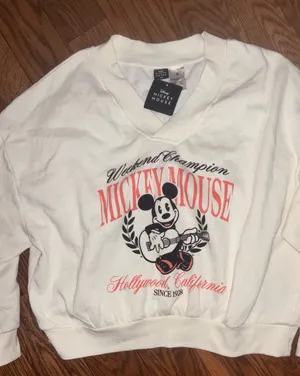 Mickey Mouse Weekend Champions Sweatshirt size medium size new with tags thumbnail 1