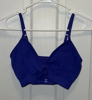 Aerie Purple-Blue Bra-Top L thumbnail 1