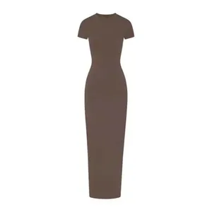 NWOT Skims New Vintage T-Shirt Maxi Dress in Cocoa thumbnail 4