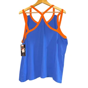 New Boise State Broncos Tank Top Women 2XL Idaho College NCAA Spirit Orange Blue thumbnail 4