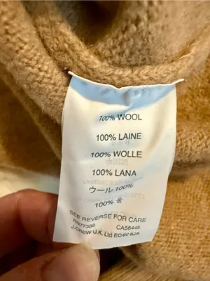 J. Crew 100% Wool Cozy Sweater Size Small thumbnail 4