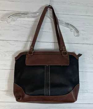 Born concept faux leather shoulder bag black/brown thumbnail 7