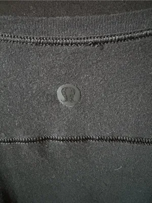Lululemon To The Point Asymmetrical Black Long Sleeve Yoga Athletic Top XL thumbnail 6
